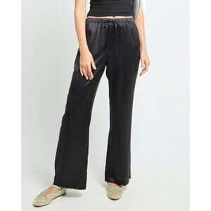 Caara Josie Silk Straight Leg Pant - M